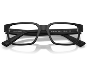 Óculos de Grau Armani Exchange Reinvented Classic Preto Fosco AX3130U 8078-53