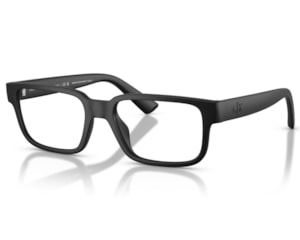 Óculos de Grau Armani Exchange Reinvented Classic Preto Fosco AX3130U 8078-53