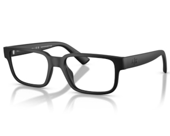 Óculos de Grau Armani Exchange Reinvented Classic Preto Fosco AX3130U 8078-53
