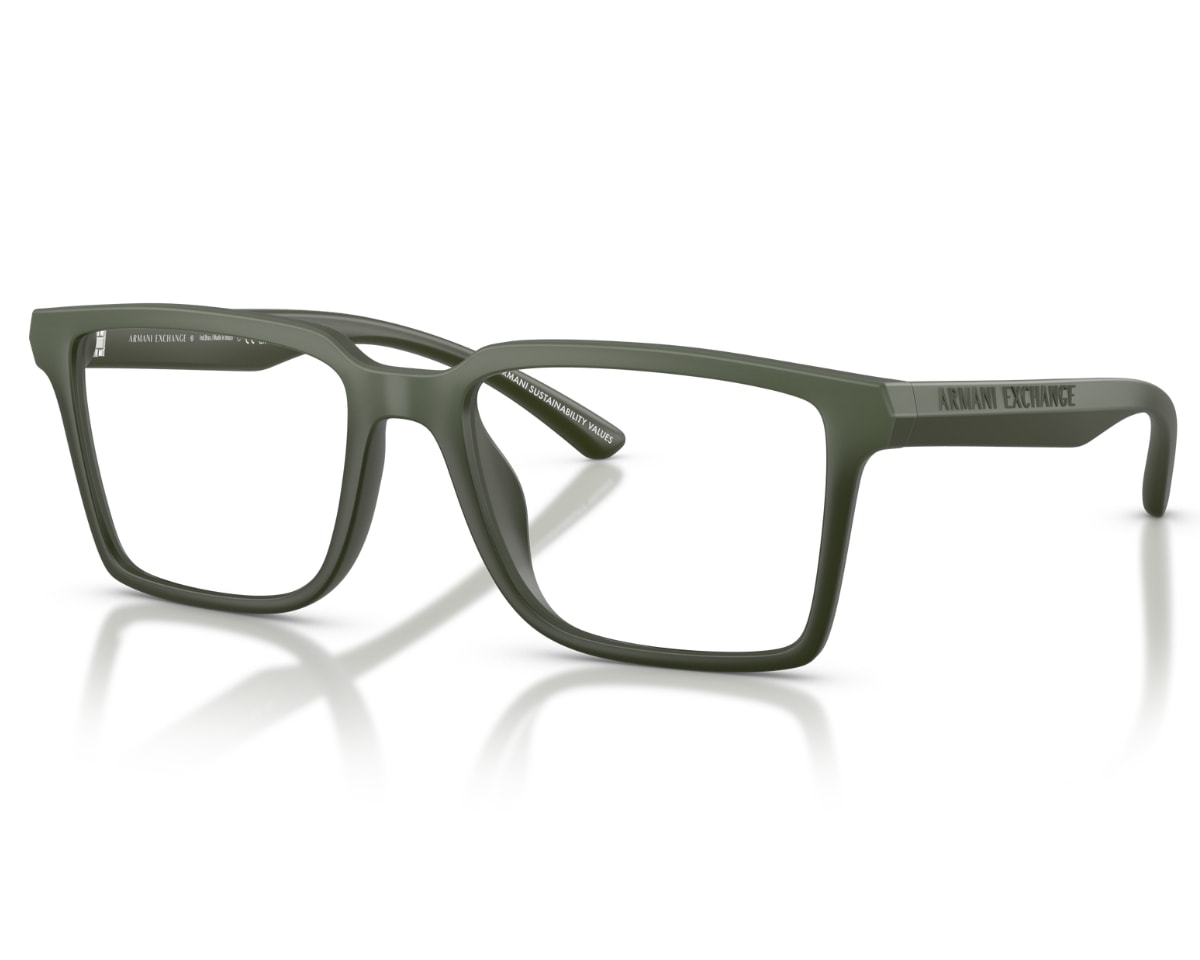 Óculos de Grau Armani Exchange Reinvented Classic Verde AX3129U 8389-54