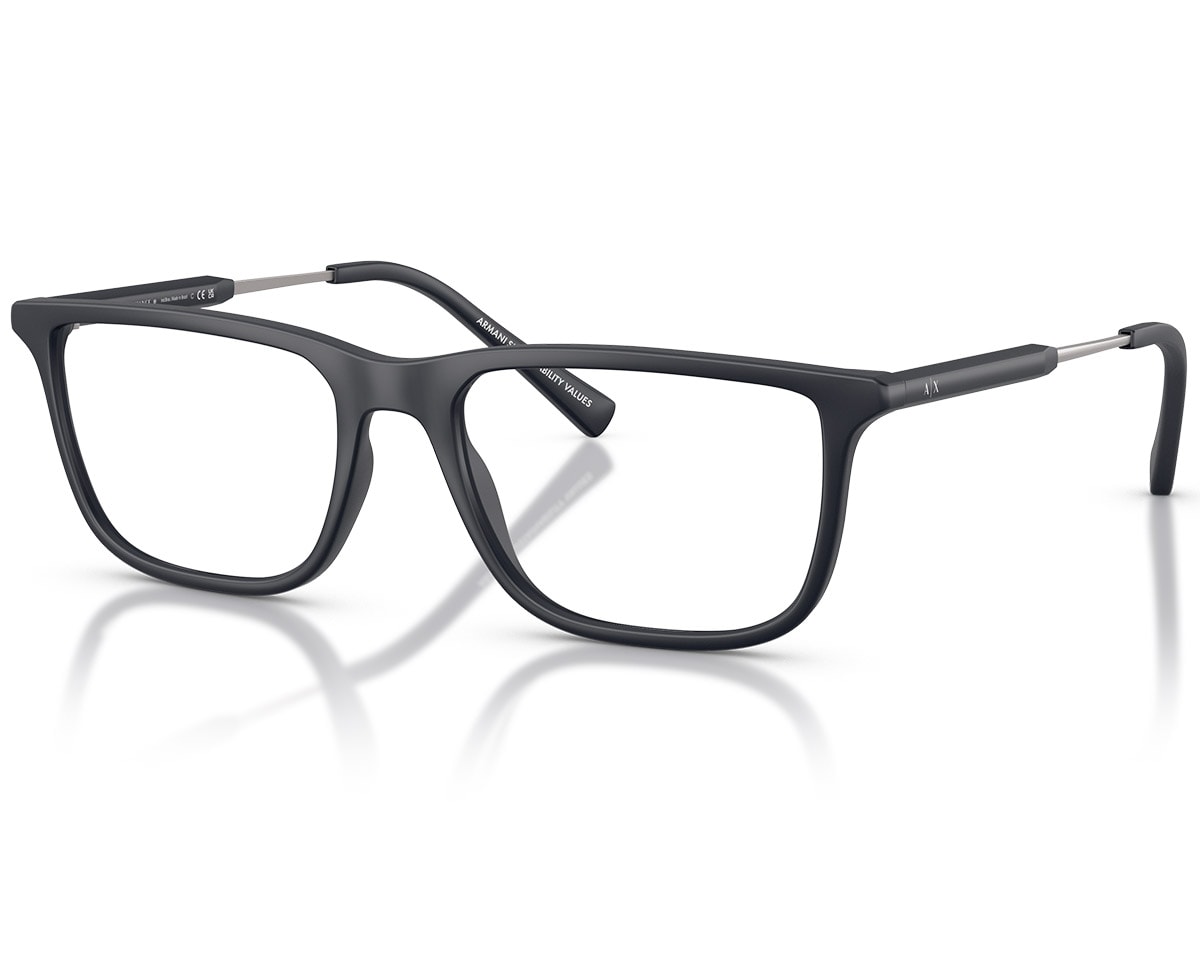 Óculos de Grau Armani Exchange Vibes Preto Fosco AX3126 8078-54