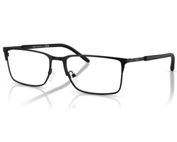 Óculos de Grau Armani Exchange Vibes Preto Fosco AX1073 6000-56