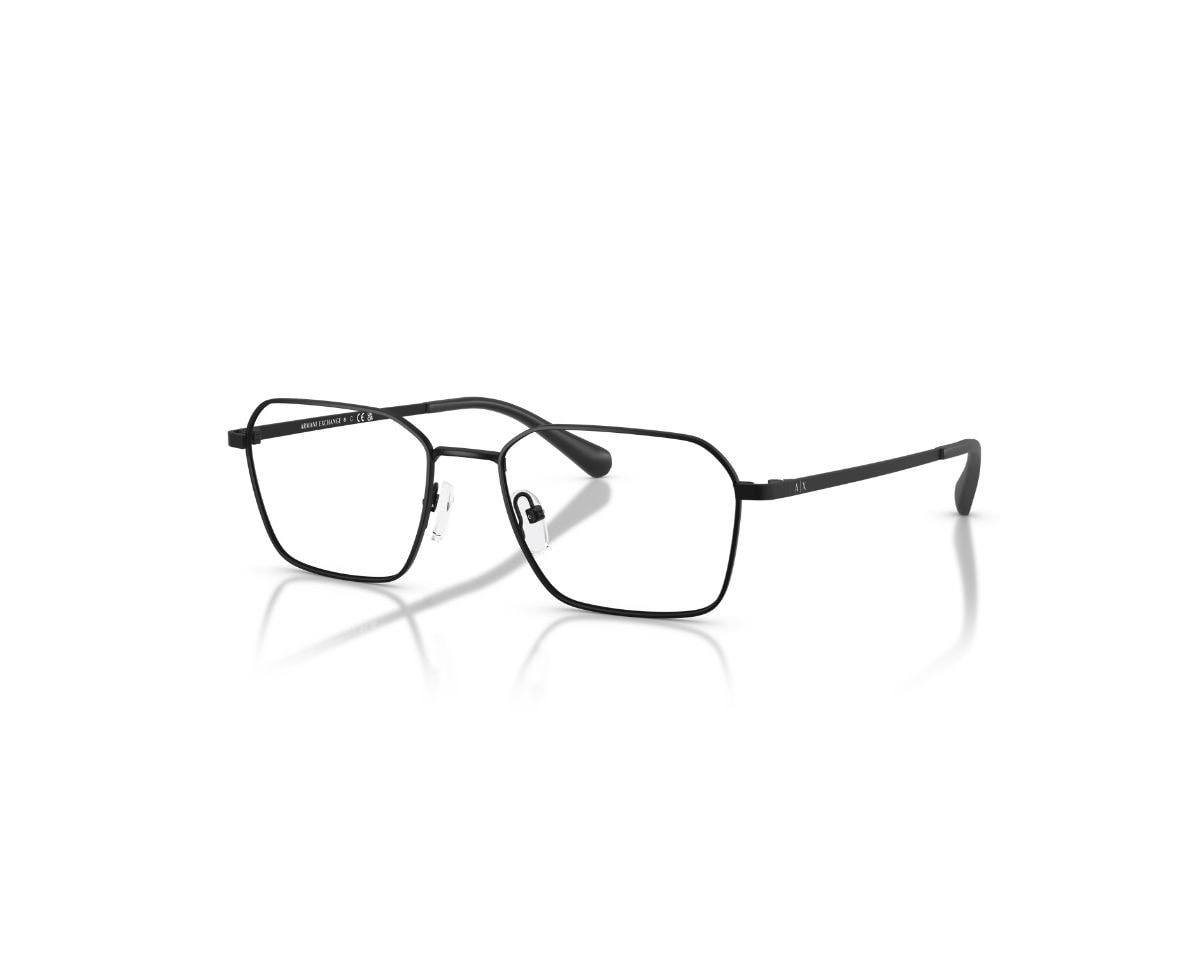 Óculos de Grau Armani Exchange Vibes Preto Fosco AX1079 6000-53