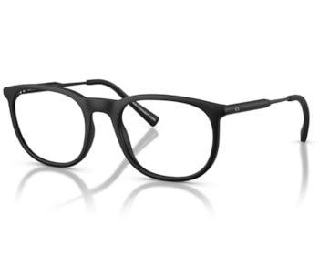Óculos de Grau Armani Exchange Vibes Preto Fosco AX3127 8078-52