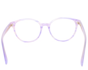 Óculos de Grau Bond Street Chroma Milano Photochromic Branco Roxo ETG2504 C2-52