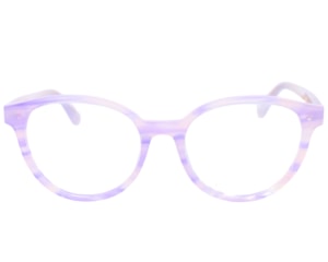 Óculos de Grau Bond Street Chroma Milano Photochromic Branco Roxo ETG2504 C2-52