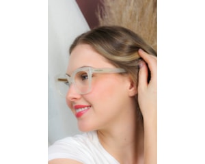 Óculos de Grau Bond Street Chroma Milano Photochromic Branco Roxo ETG2505 C2-54
