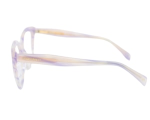 Óculos de Grau Bond Street Chroma Milano Photochromic Branco Roxo ETG2505 C2-54