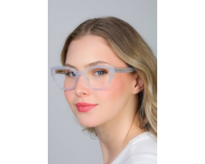 Óculos de Grau Bond Street Chroma Milano Photochromic Cinza Roxo ETG2506 C3-53