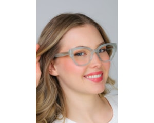 Óculos de Grau Bond Street Chroma Milano Photochromic Verde Azul ETG2506 C2-53