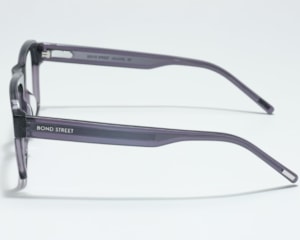Óculos de Grau Bond Street Milano Cinza Translúcido ETG2509 C3-55