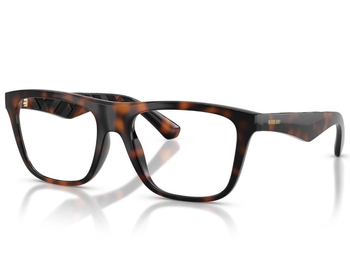 Óculos de Grau Burberry Embossed Check Havana BE2432U 3002-55