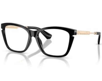 Óculos de Grau Burberry Engraved Check Preto BE2427U 3001-54