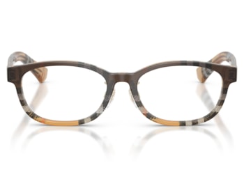 Óculos de Grau Burberry Gradient Check Marrom BE2447D 4202-51