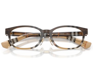 Óculos de Grau Burberry Gradient Check Marrom BE2447D 4202-51