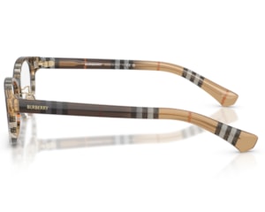 Óculos de Grau Burberry Gradient Check Marrom BE2447D 4202-51