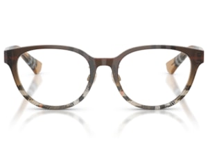 Óculos de Grau Burberry Gradient Check Marrom BE2448D 4202-53