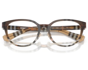 Óculos de Grau Burberry Gradient Check Marrom BE2448D 4202-53