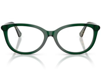Óculos de Grau Burberry Tubular Check Verde BE2431 4162-54