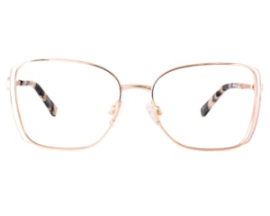 Óculos de Grau Carol Cazassa Mariana Rios Dourado Havana MR1036 3208-54