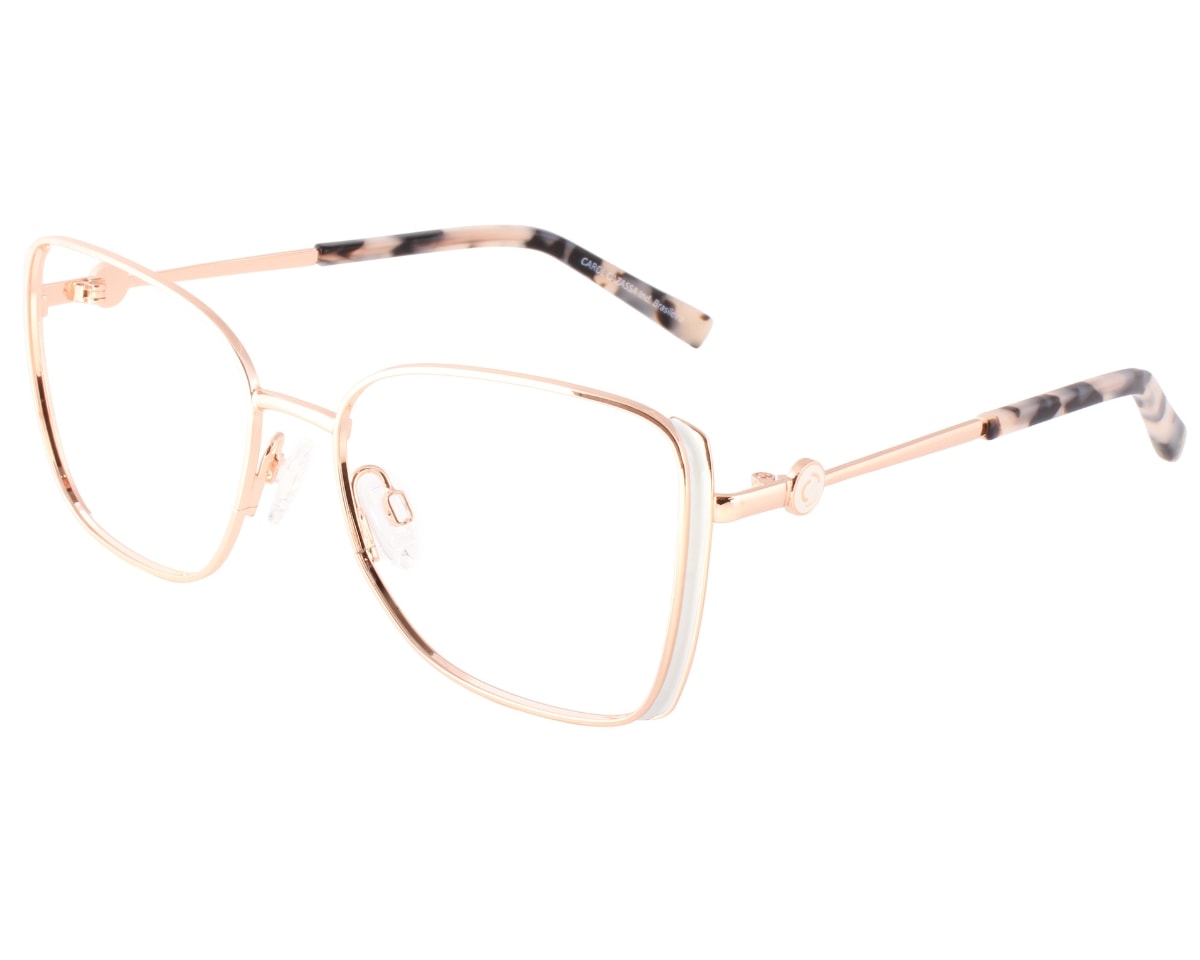 Óculos de Grau Carol Cazassa Mariana Rios Dourado Havana MR1036 3208-54