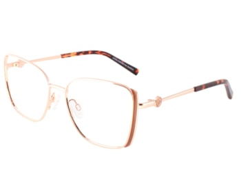 Óculos de Grau Carol Cazassa Mariana Rios Rosé Havana MR1036 3207-54