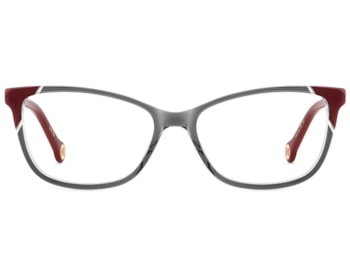 Óculos de Grau Carolina Herrera Cinza Vermelho HER 0284 268-53