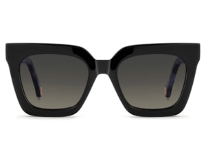 Óculos de Grau Carolina Herrera Clip On Azul Polarizado HER0376/C ZI9-52