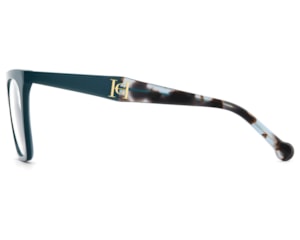 Óculos de Grau Carolina Herrera Clip On Azul Polarizado HER0376/C ZI9-52