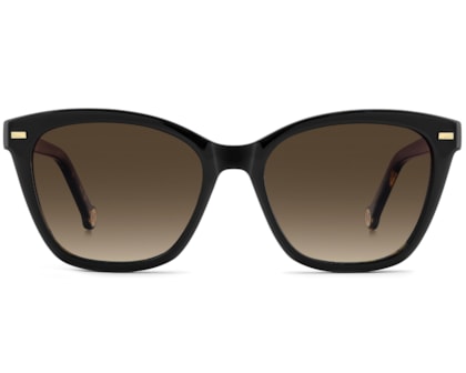 Óculos de Grau Carolina Herrera Clip On Havana Polarizado HER0334C 086-53