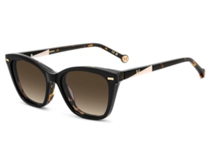 Óculos de Grau Carolina Herrera Clip On Havana Polarizado HER0334C 086-53