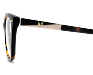 Óculos de Grau Carolina Herrera Clip On Havana Polarizado HER0334C 086-53