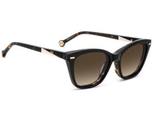 Óculos de Grau Carolina Herrera Clip On Havana Polarizado HER0334C 086-53