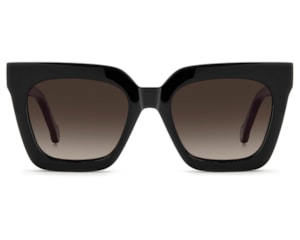 Óculos de Grau Carolina Herrera Clip On Havana Polarizado HER0376/C 086-52