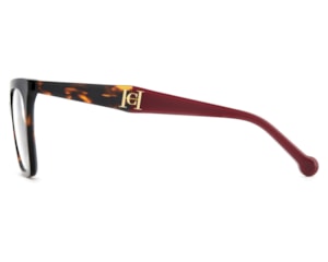 Óculos de Grau Carolina Herrera Clip On Havana Polarizado HER0376/C 086-52