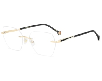 Óculos de Grau Carolina Herrera Dourado Preto HER0364 J5G-54