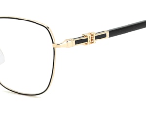 Óculos de Grau Carolina Herrera Dourado Preto HER0383 RHL-54