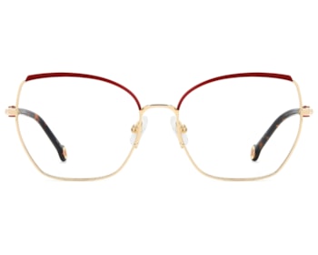 Óculos de Grau Carolina Herrera Dourado Vermelho HER0306 000-56