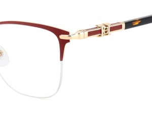 Óculos de Grau Carolina Herrera Dourado Vinho HER0384 6K3-52