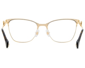 Óculos de Grau Carolina Herrera Dourado Vinho HER0398 6K3-54