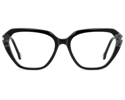 Óculos de Grau Carolina Herrera Preto HER0349 807-53