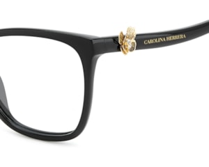 Óculos de Grau Carolina Herrera Preto HER0395/G 807-54