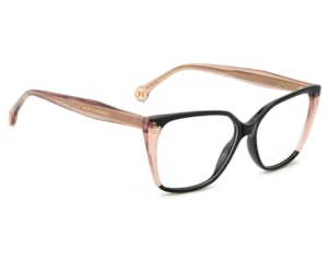 Óculos de Grau Carolina Herrera Preto Rosa HER0341 3H2-55