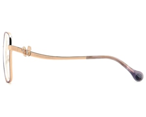 Óculos de Grau Carolina Herrera Rosé Violeta HER0397 DDB-56