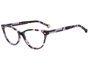 Óculos de Grau Carolina Herrera Roxo Havana HER0190 YJM-52