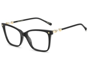 Óculos de Grau Carolina Herrera Seasonal Preto Brilho HER0408 807-54