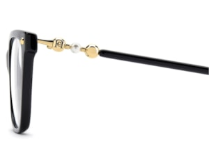 Óculos de Grau Carolina Herrera Seasonal Preto Brilho HER0408 807-54