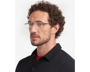 Óculos de Grau Carrera Carduc Preto Fosco Vermelho CA039 003-56