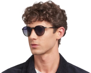 Óculos de Grau Carrera Clip On Dourado Polarizado CA368C OIT-51