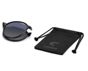 Óculos de Grau Carrera Clip On Dourado Polarizado CA368C OIT-51